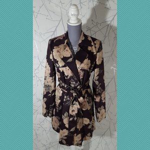 Solitaire Jackets Coats Solitaire Nwt Floral Printed Faux